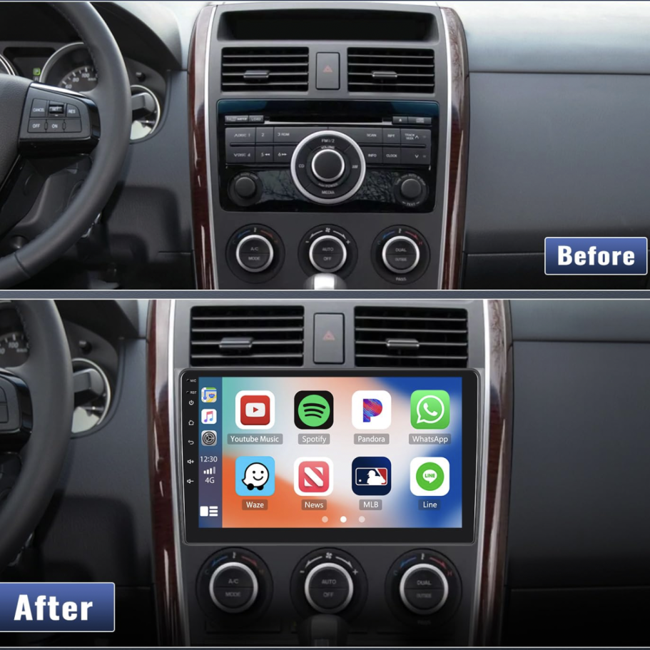 Car Android screen navigation display Dubai
